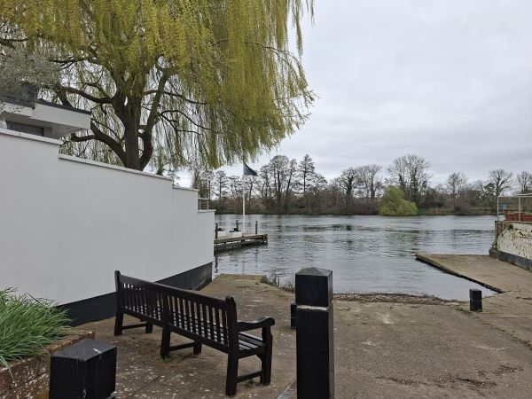 River from beside Waterside Inn